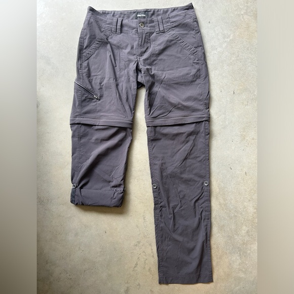 Marmot Gray Zip off Hiking Pants - Picture 4 of 6